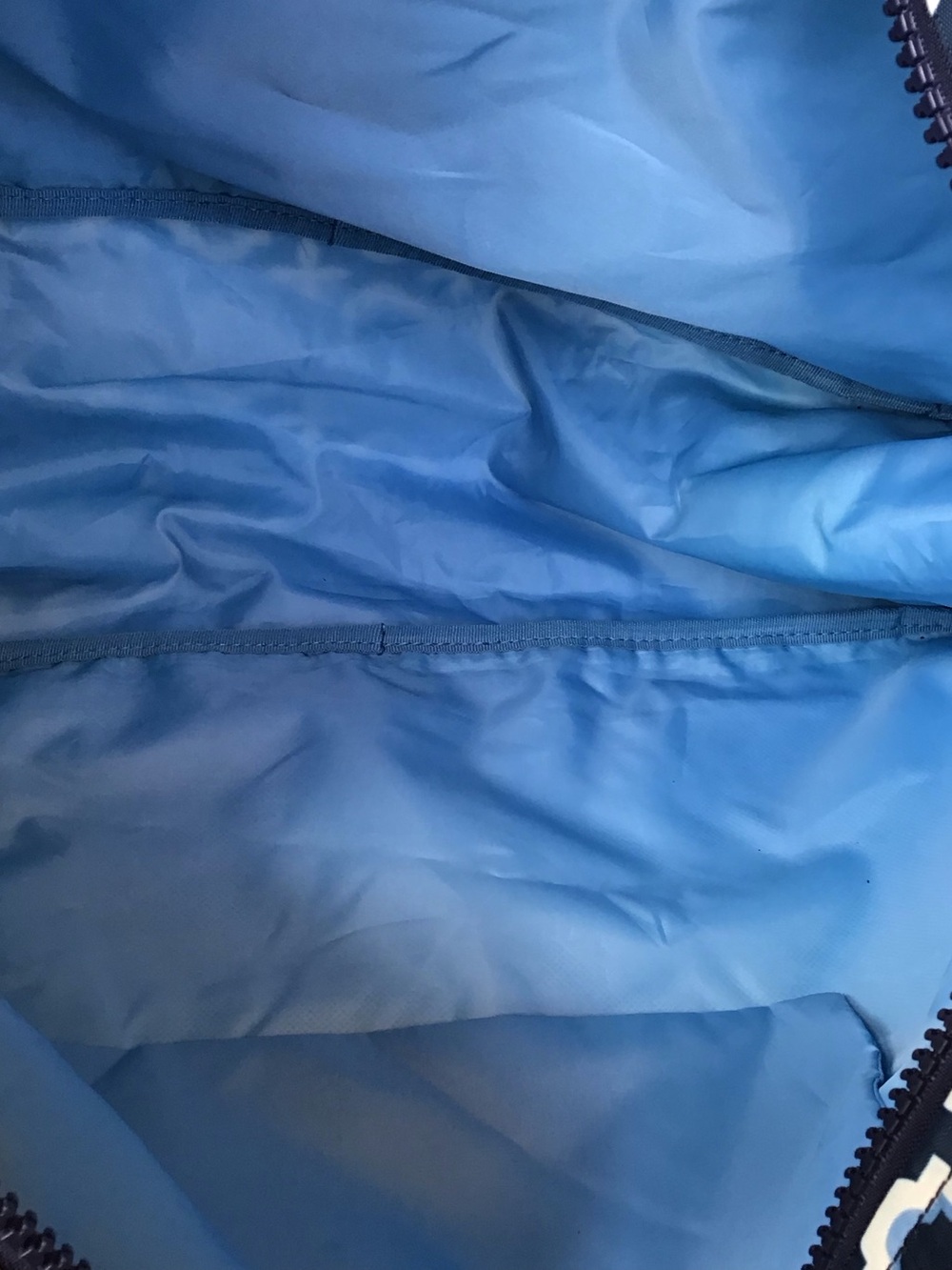 Brighton Blue White Nylon Tote - Picture 10 of 11